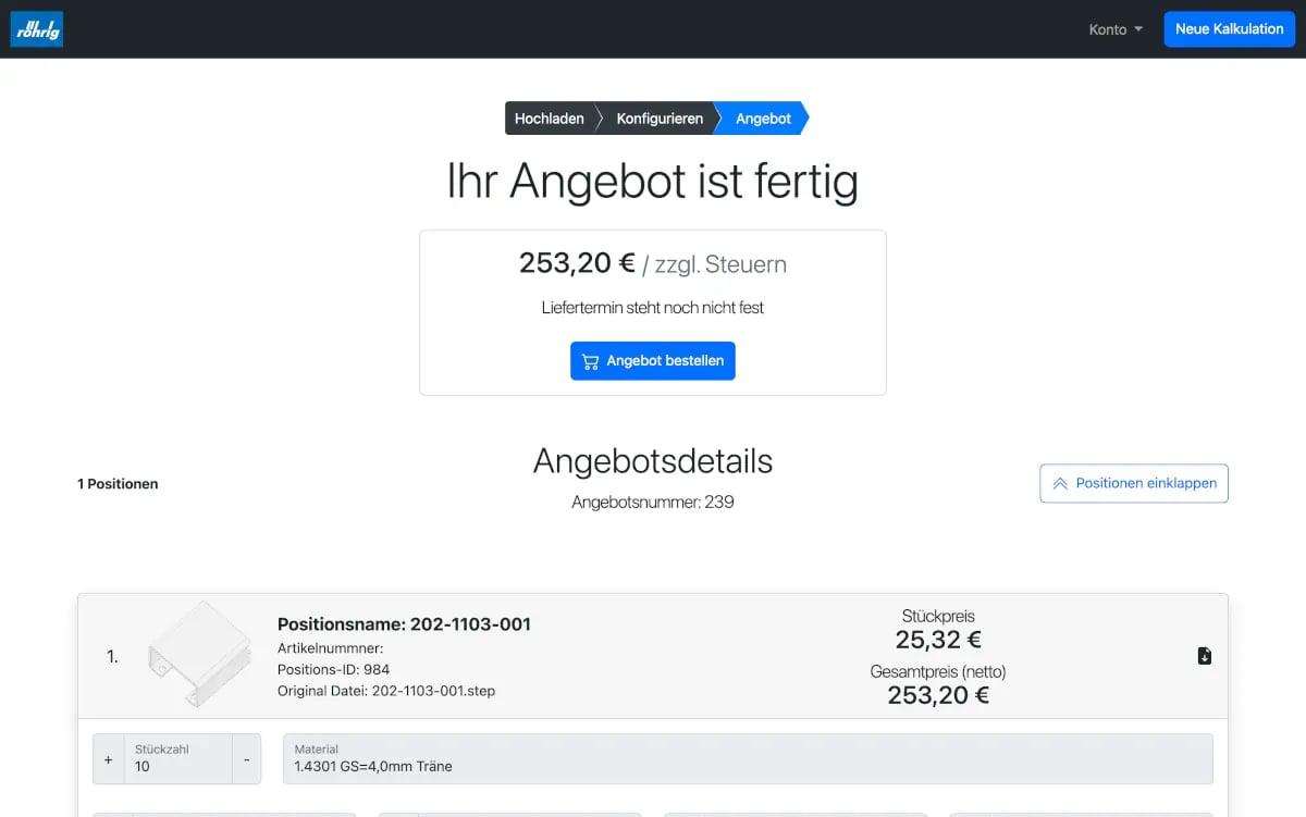 Blechteile online Angebot erhalten-1