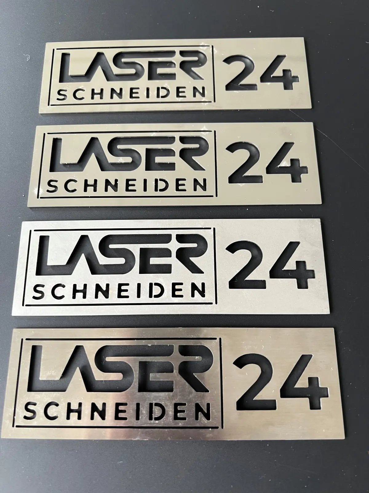 Edelstahl schneiden Produkte Beispiele