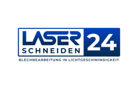 Laserschneiden24 Logo Transparent Colored Claim